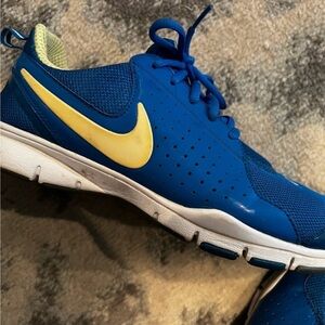 Nike women’s  Blue and Yellow Training Shoe